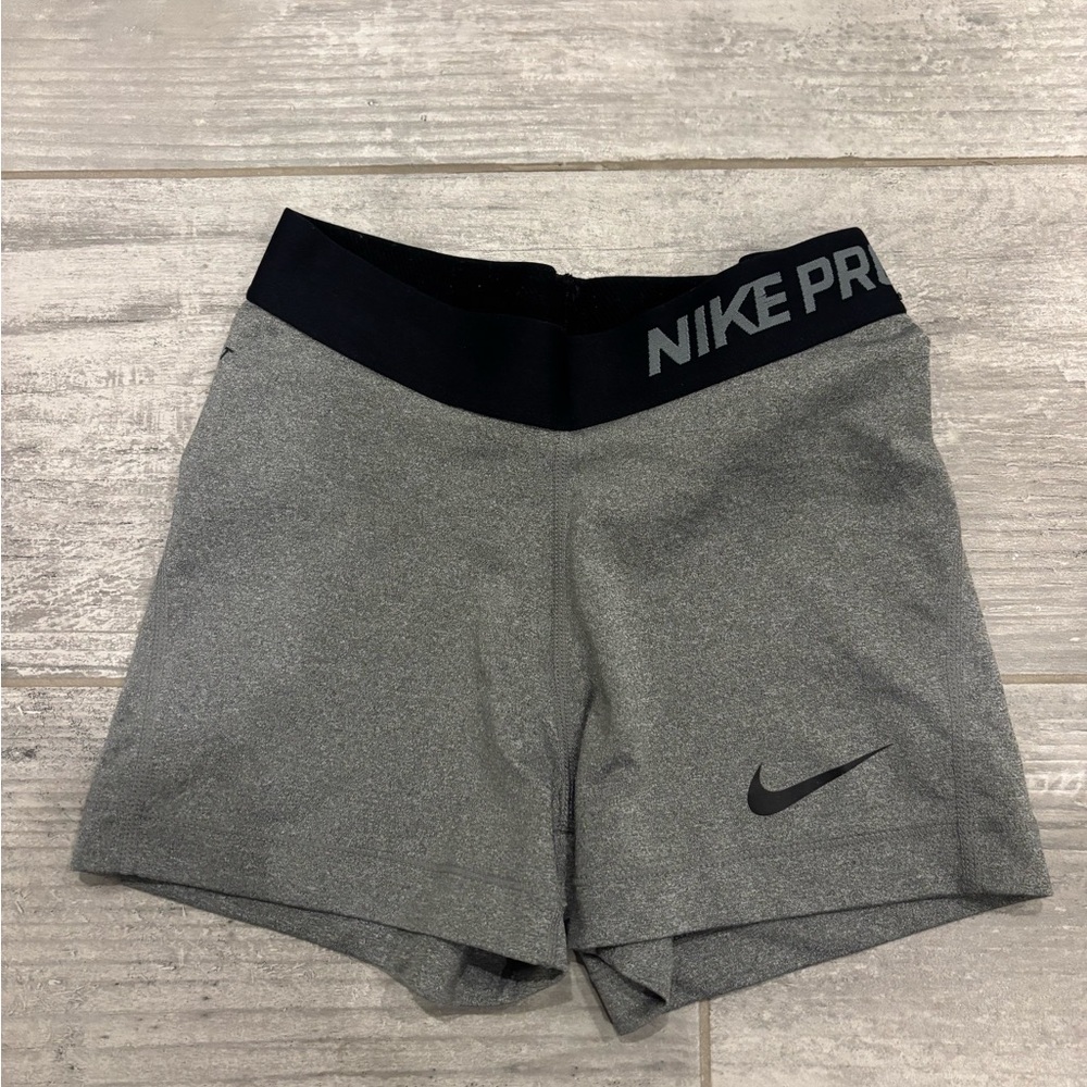 Nike Pro Women's Gray Spandex Shorts